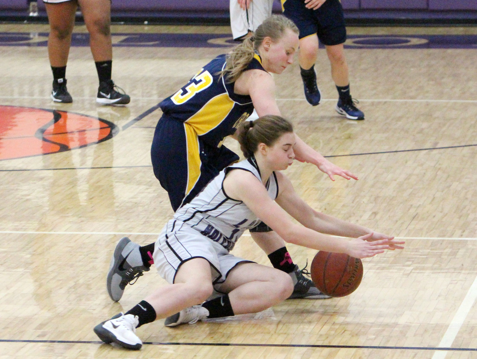 New Auburn at Lake Holcombe girls basketball 2-13-18